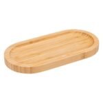 OVALE SERVEERSCHAAL 20 X 10 CM BAMBOE