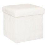 OPVOUWBARE POEF EZZIO WIT BONT