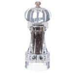 Acrylic pepper mill 15 cm high