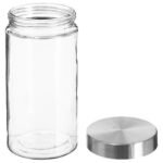 Nixo glass and stainless steel jar 1.7 l - Image 3