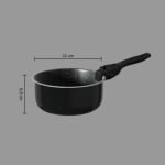 Set of 3 aluminium saucepans with removable handles 16 / 18 / 20 cm - Afbeelding 7