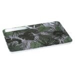 Melamine tray with jungle plant design 45 x 30 cm