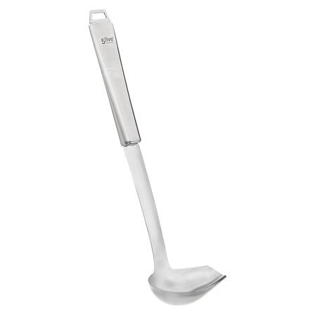 Silver precision stainless steel pouring ladle