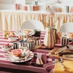 APERITIEFSET 4-DELIG CHÉRI CHERRY BAMBOE DIENBLAD - Afbeelding 8