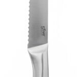 Silver Precision forged stainless steel bread knife - Afbeelding 2