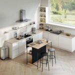 Revolving rack of 16 glass spice jars on stainless steel stand - Afbeelding 10