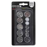 Pack of 12 button batteries