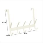 DEURHAAK 10 STANGEN LINY L. 40 X B. 8,5 X H. 28,5 CM METAAL KLEI - Afbeelding 5