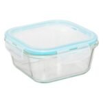 Set of 3 Clipeat large square glass containers - Afbeelding 6