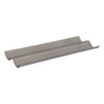 Baking tray for 2 baguettes