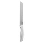 Silver Precision forged stainless steel bread knife