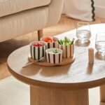 APERITIEFSET 4-DELIG CHÉRI CHERRY BAMBOE DIENBLAD - Afbeelding 9