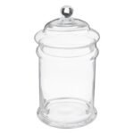 Glass candy jar 2 l