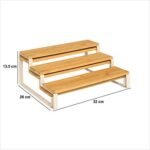 SET VAN 2 UITBREIDBARE KRUIDENREKKEN ORDERA BAMBOE EN BEIGE METAAL - Image 4