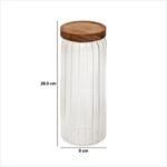 POT 1,3 L. HARMONY GLAS EN DEKSEL ACACIA - Afbeelding 7