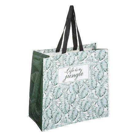 Jungle patterned shopping bag