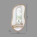 LIVIA ORGANISCHE SPIEGEL 75 X 45 CM MDF - Afbeelding 5
