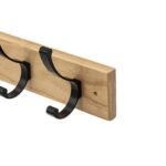 ZWARTE KAPSTOK - 6 HOUTEN HAKEN - Afbeelding 3