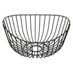Courbe black fruit basket 27 cm