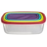 Set of 4 rectangular Colors multi-coloured PP boxes - Afbeelding 8
