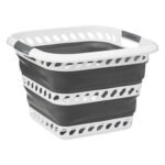 COLLAPSIBLE BASKET 40L WHITE