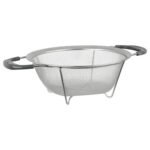 Stainless steel and plastic mesh sieve diam 22 cm