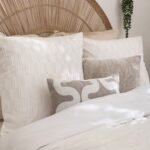 RYO BEIGE LINNEN FLANELLEN KUSSEN 40X40CM - Afbeelding 8