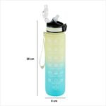 SPORTFLES MET RIETJE 1 L PETG ASSORTED - Afbeelding 15