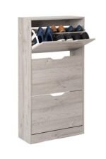 GRIJZE SCHOENENKAST - 3 LADES - Afbeelding 8