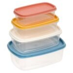 Set of 4 rectangular Colors multi-coloured PP boxes - Afbeelding 3
