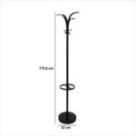 STRONGY KAPSTOK MET 8 METALEN STANGEN ZWART - Afbeelding 6