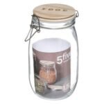 Wording glass and wood jar 1.5 l - Afbeelding 6