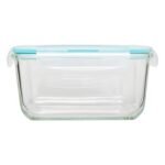 Set of 3 Clipeat large square glass containers - Afbeelding 3