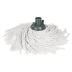 Cotton mop with bamboo handle 250 g - Image 2