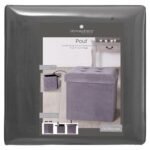 OPVOUWBARE POEF LYSANDRE GRIJS FLUWEEL - Image 5