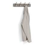 HAAK 4 STANGEN ALY L. 45 X B. 6,5 X H. 10 CM GRIJS - Afbeelding 6