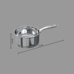 RÉSILIENCE ROESTVRIJSTALEN STEELPAN 16 CM - Afbeelding 6