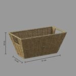 OPBERGMAND 15 X 31 CM RIET - Afbeelding 4