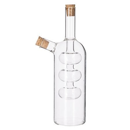 Stylish glass salad dressing bottle 0.5 l