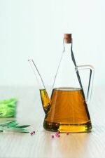 Triangular glass salad dressing bottle 0.5 l - Image 5