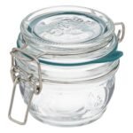 Set of 3 Jarro jars 0.15 l transparent glass