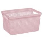 Scandi pink storage basket 5 l