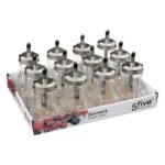 Glass and stainless steel sugar dispenser with display 0.18 l - Afbeelding 3