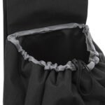 NOMADE METALEN BOODSCHAPPENTROLLEY MET 6 WIELEN - ZWART - Afbeelding 8