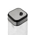 Glass salt and pepper pot set with bamboo stand - Afbeelding 4