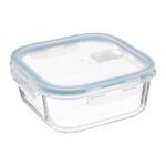 Clipeat square glass container 1 l