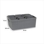 SET VAN 10 BOXY ORGANIZER MANDEN PP ASSORTED - Afbeelding 18
