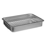 Stainless steel roasting tin