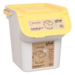 OPEN PRULLENBAK MET DEKSEL 20 L VAN KUNSTSTOF - Afbeelding 20