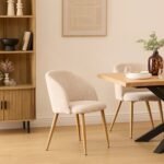 STOEL CÉLESTE MET IMITATIEBEUKEN POTEN LINNEN - Afbeelding 8